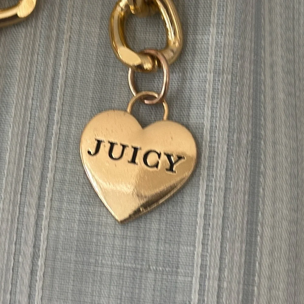 Beautiful and fun gold chain metal belt with 5 charms - size S/M - NWT